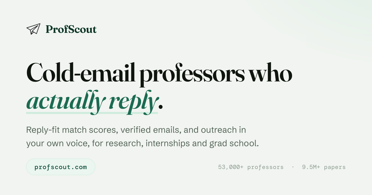 ProfScout screenshot 1